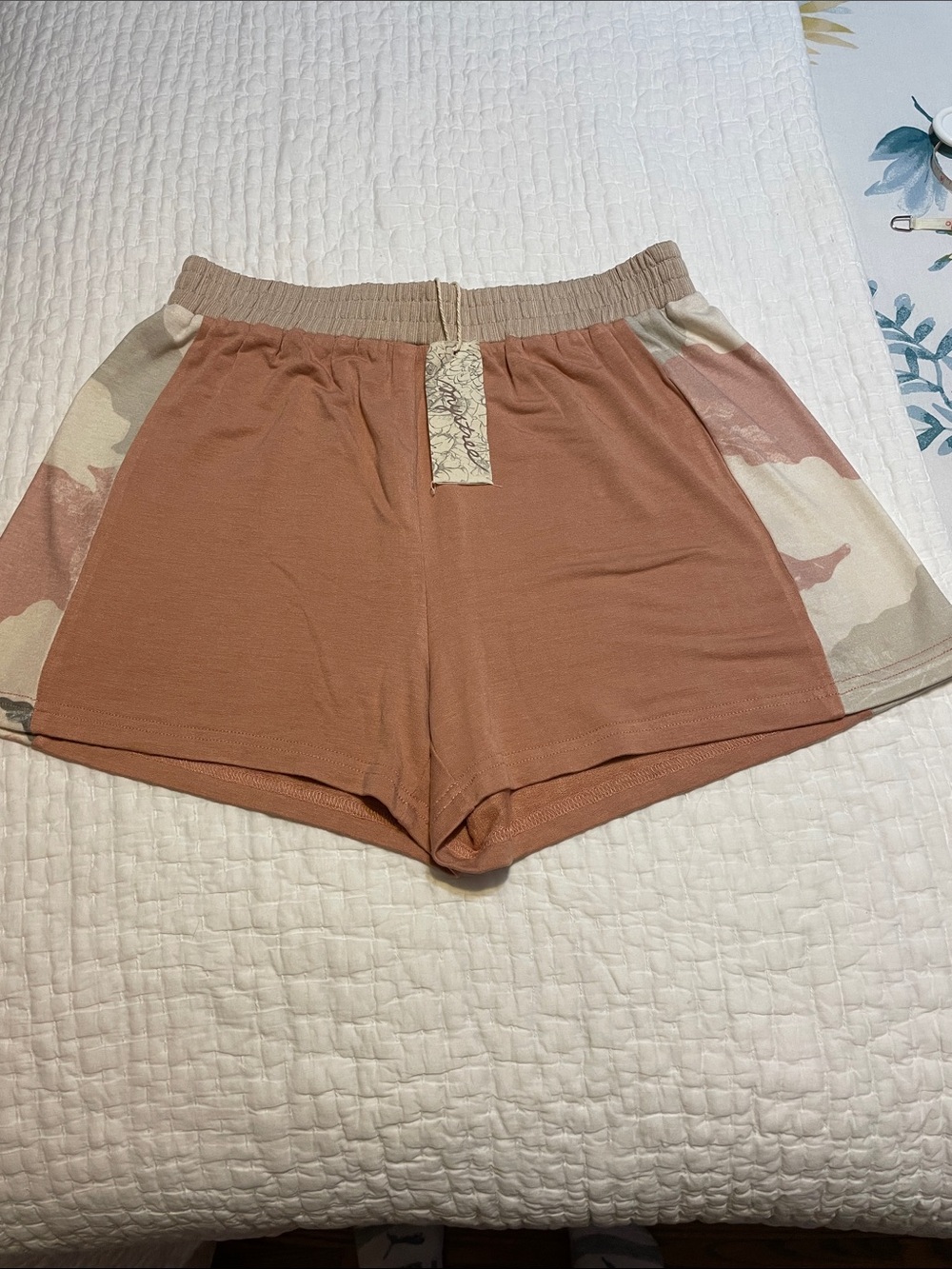 NWT Mystree Camo Side-Panel Lounge Shorts